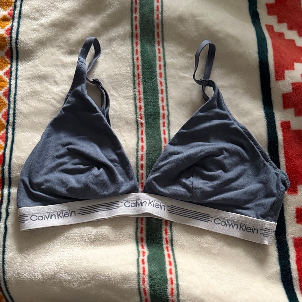 Calvin Klein Women's Blue Bralette